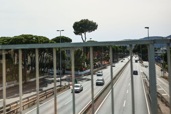 Autovía de Castelldefels (C-31). Foto: Castelldefels.info
