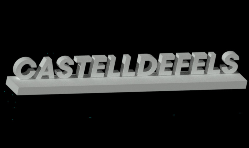 Render del monumento.