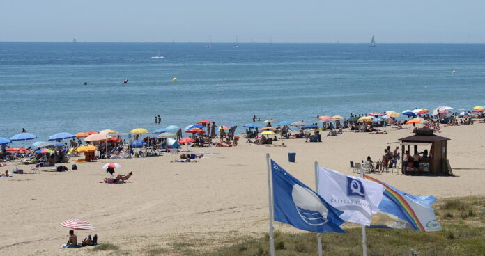Playa de Castelldefels (Foto: Ayuntamiento de Castelldefels)