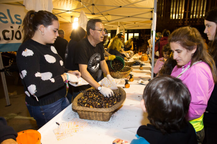 Castañada en Castelldefels (Foto: Ayuntamiento de Castelldefels)