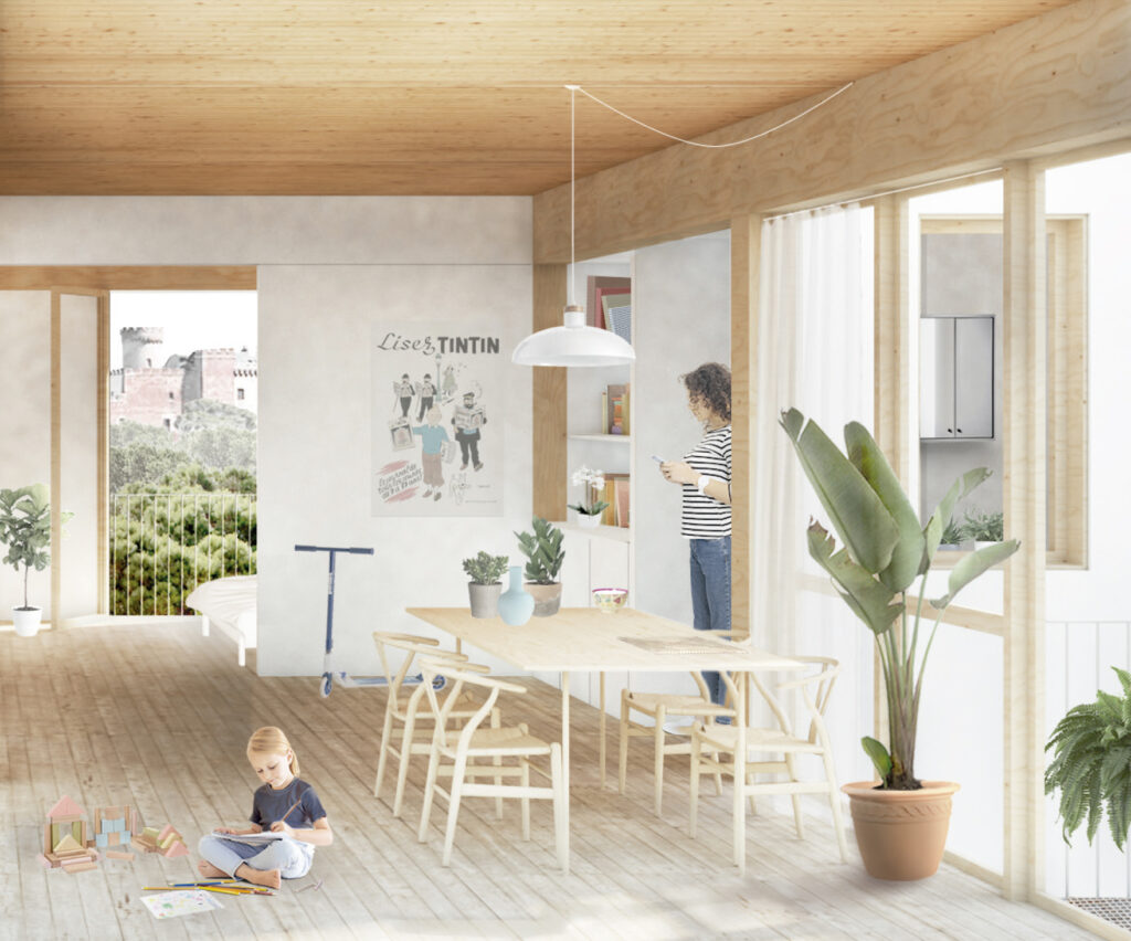 Interior de una vivienda.