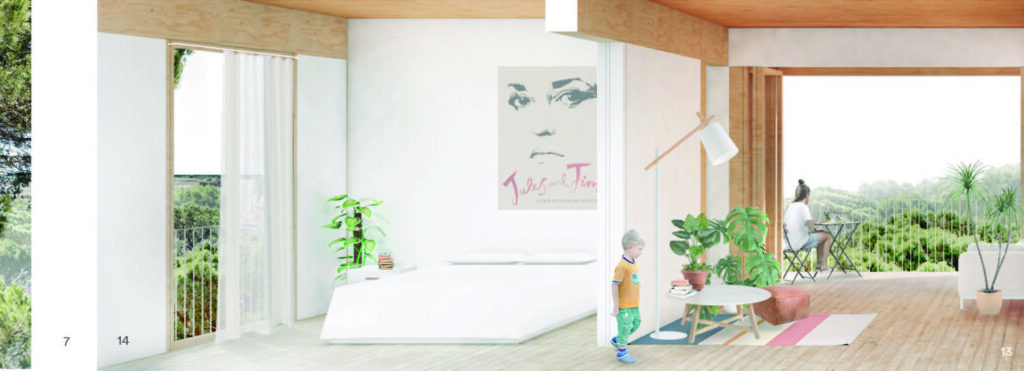 Interior de una vivienda.