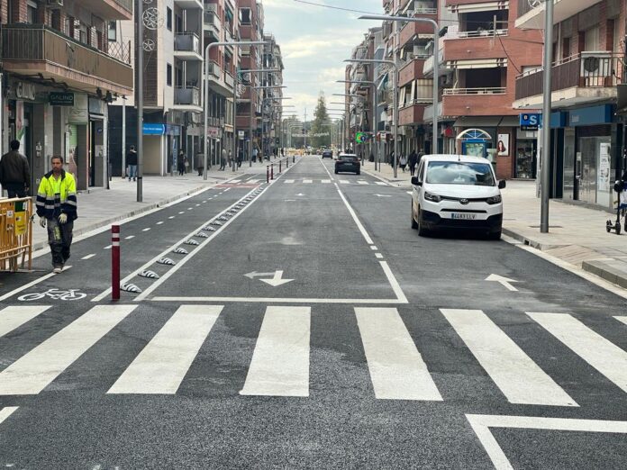 Apertura de un tramo de la avenida Constitución (Ayuntamiento de Castelldefels)