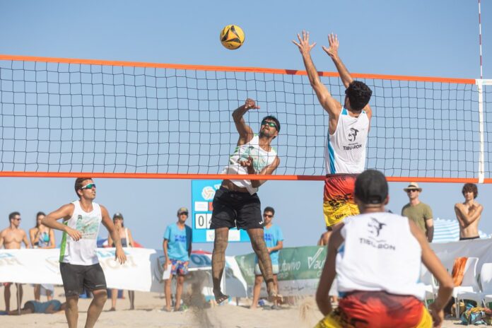 Partido de vóley (Voleiboom)