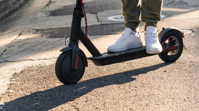 Imagen de un patinete eléctrico.