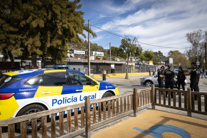 Operativo policial frente a la estación de Baixador (Policía Local)