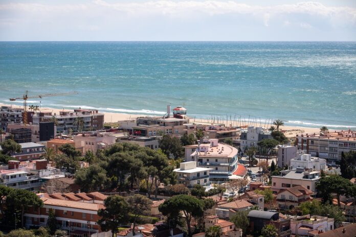 Imagen aérea de Castelldefels. Foto: Ayto. de Castelldefels.