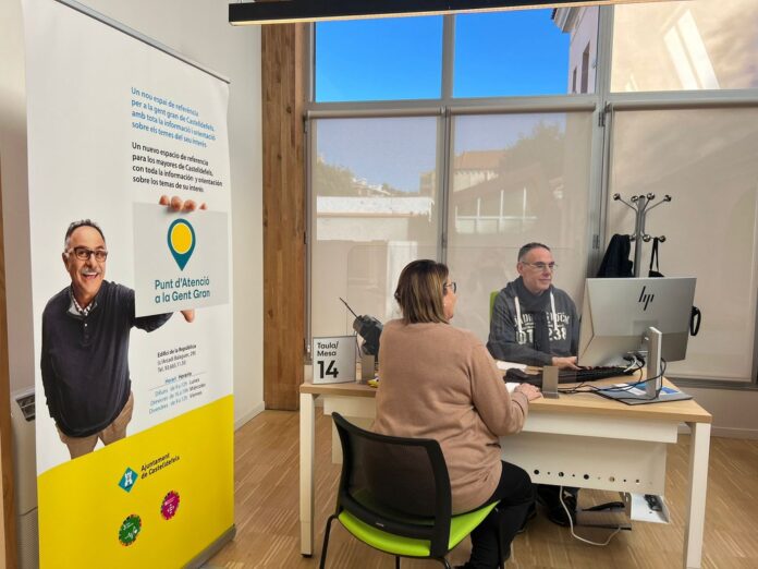 El nuevo punto de atención a las personas mayores (Foto: Ayuntamiento de Castelldefels)