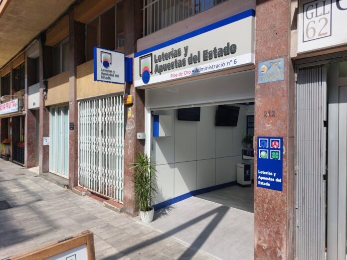 Administración N6 en la avenida Constitución (Foto: Loterías y Apuestas del Estado)