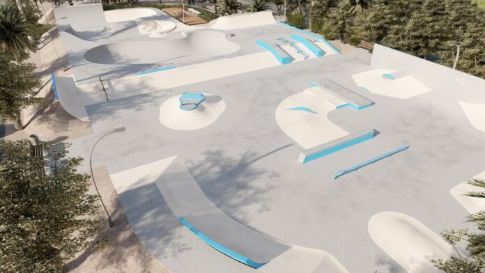 Imagen virtual del nuevo Skate Park (Foto: Ayuntamiento de Castelldefels)