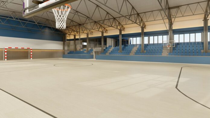 Imagen virtual del pabellón (Foto: Ayuntamiento de Castelldefels)