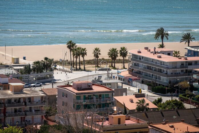 Playa de Castelldefels. Foto: Ayto. de Castelldefels.