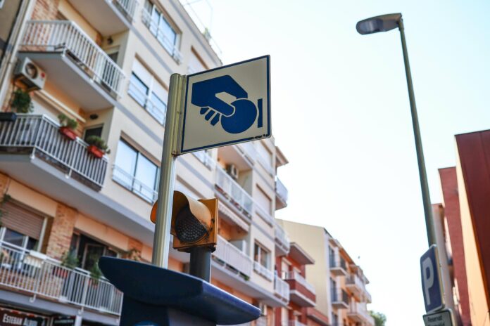 Un parquímetro en Castelldefels (Foto: Castelldefels Digital)