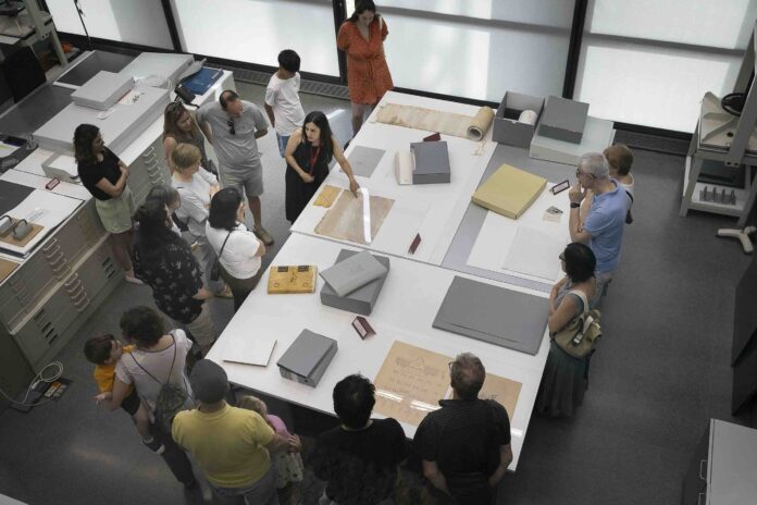 Visita guiada a l'Arxiu Nacional de Catalunya. Jordi Play / Departament de Cultura.