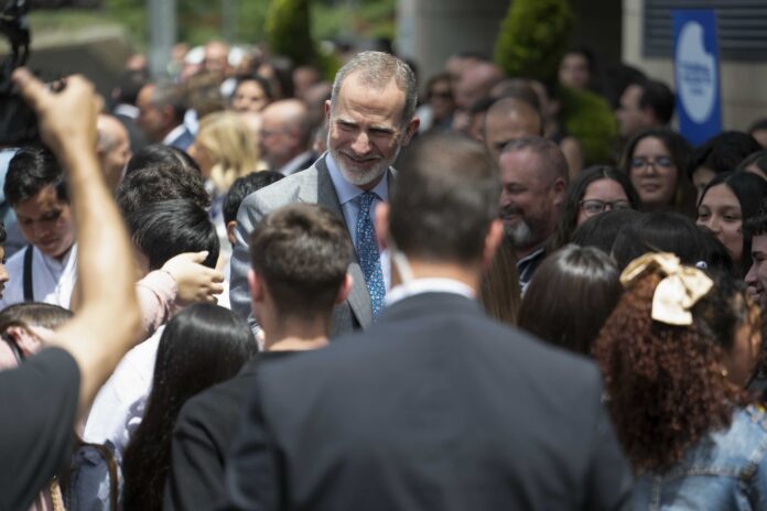 El rey Felipe VI en el Tour Talento de 2024. Foto: FPdGi.