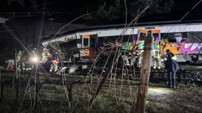 El accidente ha ocurrido entre Gelida y Sant Sadurní d'Anoia. Foto: 3CatInfo.