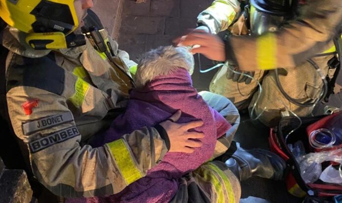 Mascota rescatada. Foto: Policía Local.