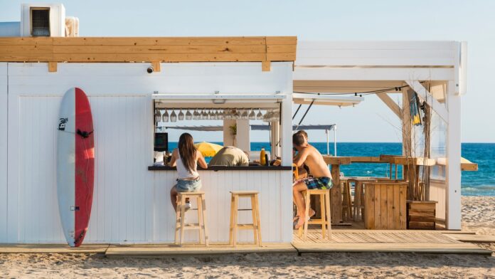 Un chiringuito. Foto: Ayto. de Castelldefels.