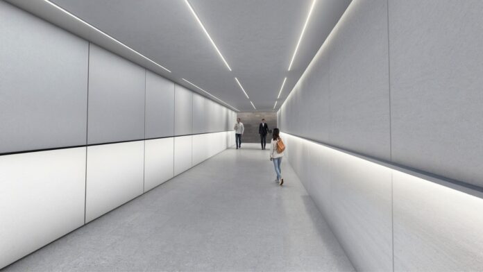 Render del paso inferior. Foto: Ayto. de Castelldefels.