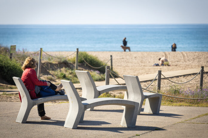 Playa de Castelldefels. Foto: Ayto. de Castelldefels.
